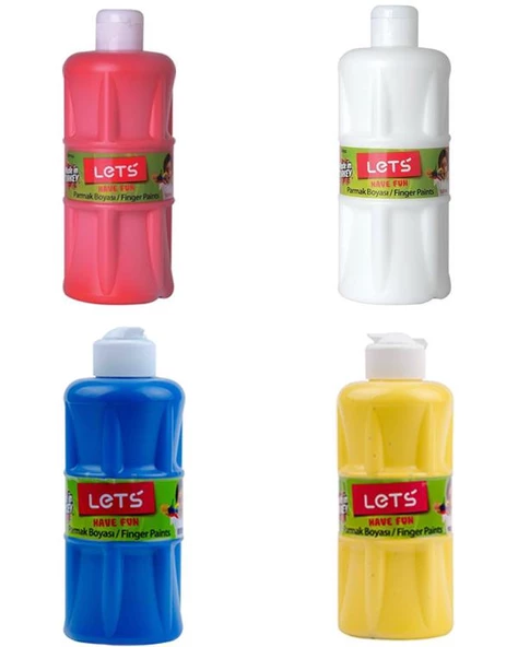 Lets Parmak Boyası 500ml 4lü Set 1