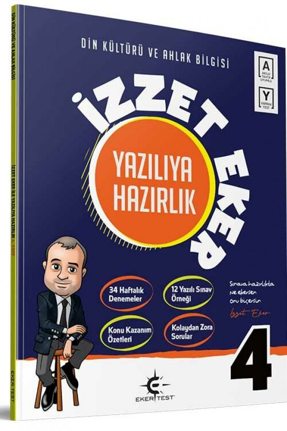 4. Sınıf Din Kültürü ve Ahlak Bilgisi İzzet Eker ile Yazılıya Hazırlık Eker Test Yayınları - 3