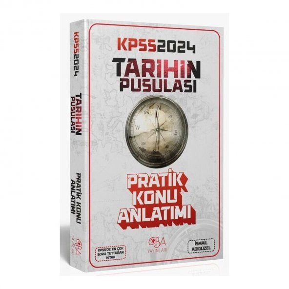 CBA Yayınları 2024 KPSS Tarihin Pusulası Pratik Konu Anlatımı - İsmail Adıgüzel CBA Yayınları - 3