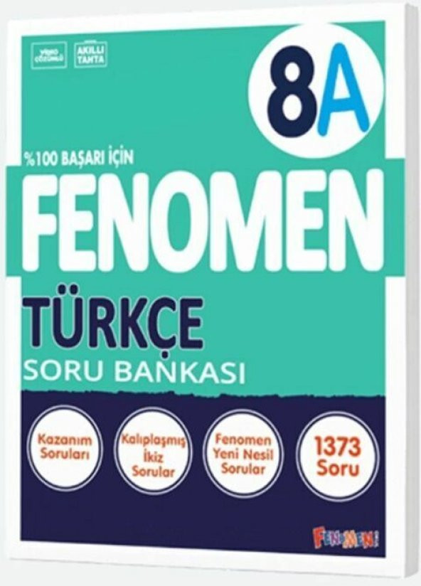 Fenomen Okul Yayınları 8. Sınıf LGS Türkçe A Fenomen Soru Bankası - 2