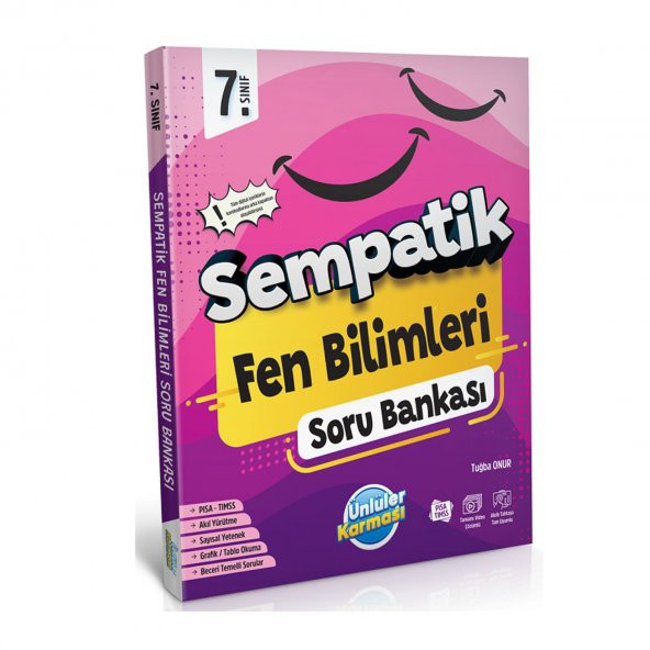 Ünlüler 7. Sınıf Fen Bilimleri Sempatik Soru Bankası Ünlüler Yayınları