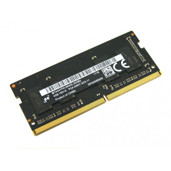 Micron 4GB PC4-19200 DDR4 2400MHz 260-Pin MTA4ATF51264HZ-2G3B2 Notebook Ram Bellek