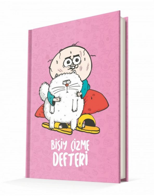 Deffter Uykusuz Bişiy Çizme Defteri 96 Yaprak Çizgili Sert Kapak Defter - 4