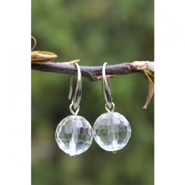 STONEAGE Bayan Top Kristal Küpe ürün görseli