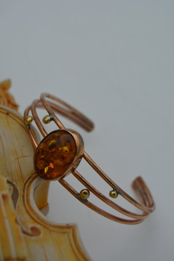 STONEAGE JEWELLERY Sıkma Kehribar Bileklik Özel Tasarım - 2