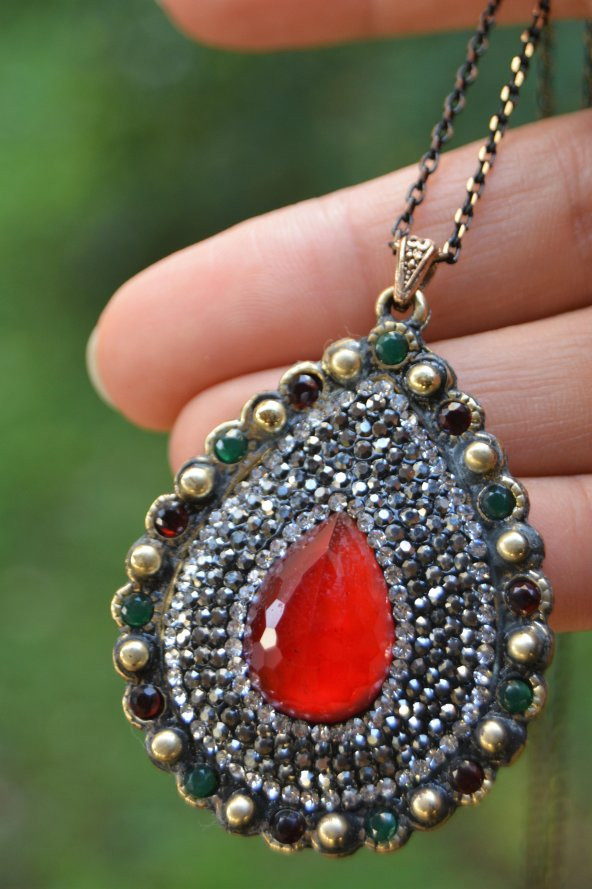 STONEAGE JEWELLERY Yakut Taşlı Kolye