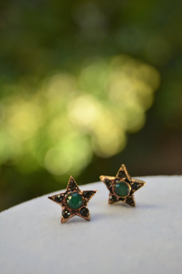 STONEAGE Türk Yıldız Çivili Küpe ürün görseli