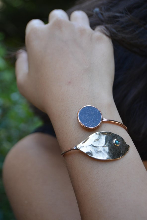 STONEAGE Yıldız Taşı Taşlı Tasarım Bileklik - Resim 3