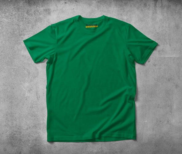 BASİC Unisex Pamuklu Penye T-shirt