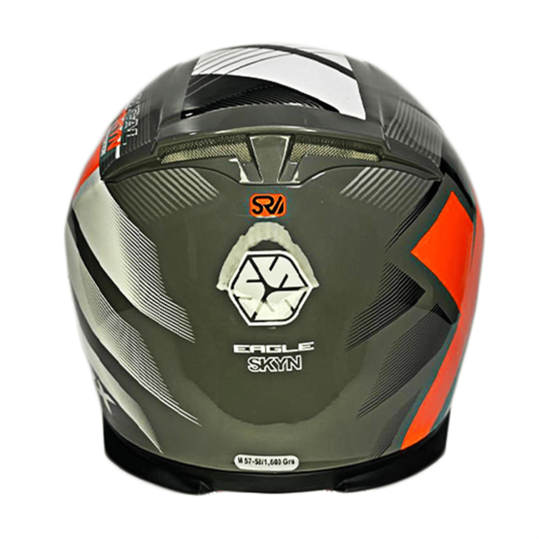 SCOYCO X507 GÜNEŞ VİZÖRLÜ KAPALI MOTOSİKLET KASKI GRİ - 5