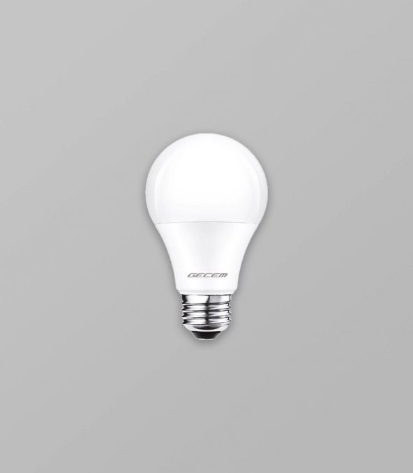 Gecem Led Ampul 9W 3000K E27 Led Ampul