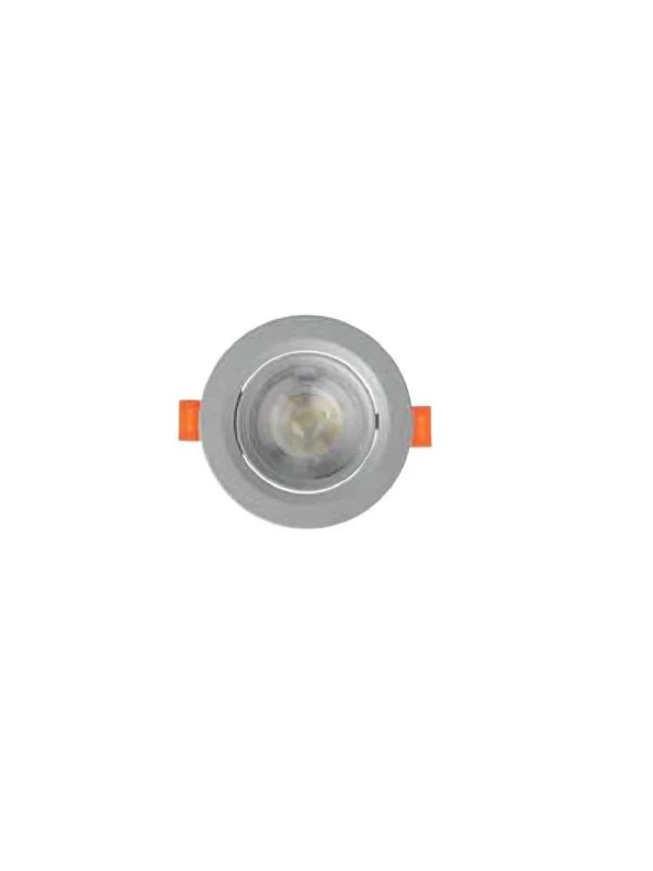 Horoz Nora-7 7W 6400K Led Armatür Gümüş Kasa