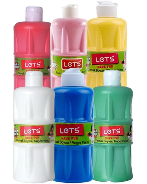 Lets Parmak Boyası 500ml 6lı Set