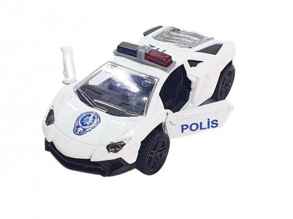 Çek Bırak Metal Polis Arabası -  930338