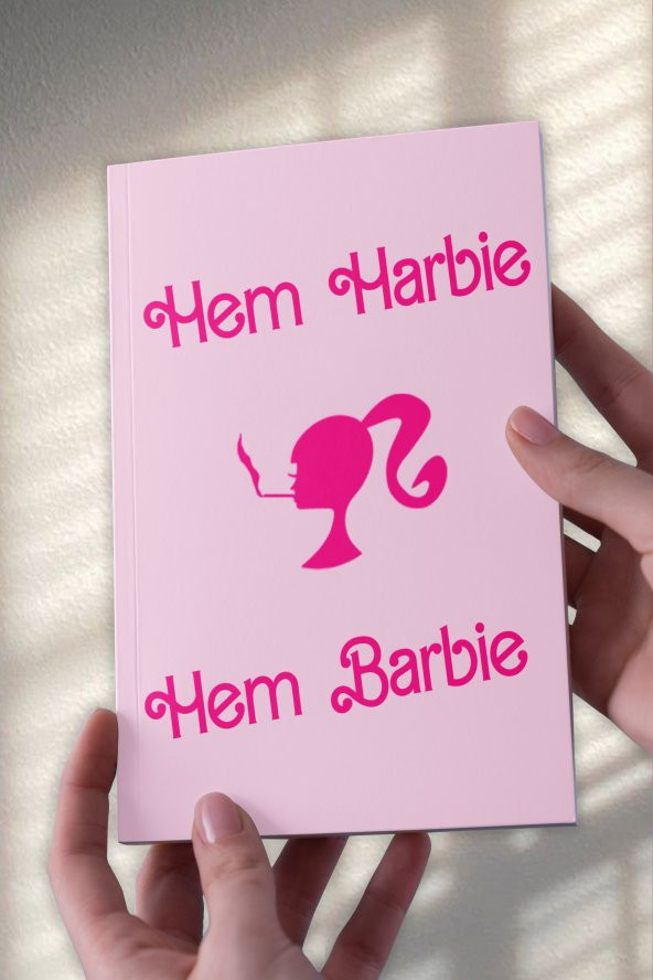 Harbie Barbie Tasarımlı Desenli A5 Çizgisiz Defter (50 Sayfa)