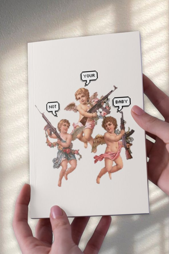 Not Your Baby A5 Çizgisiz Defter (50 Sayfa) ürün görseli