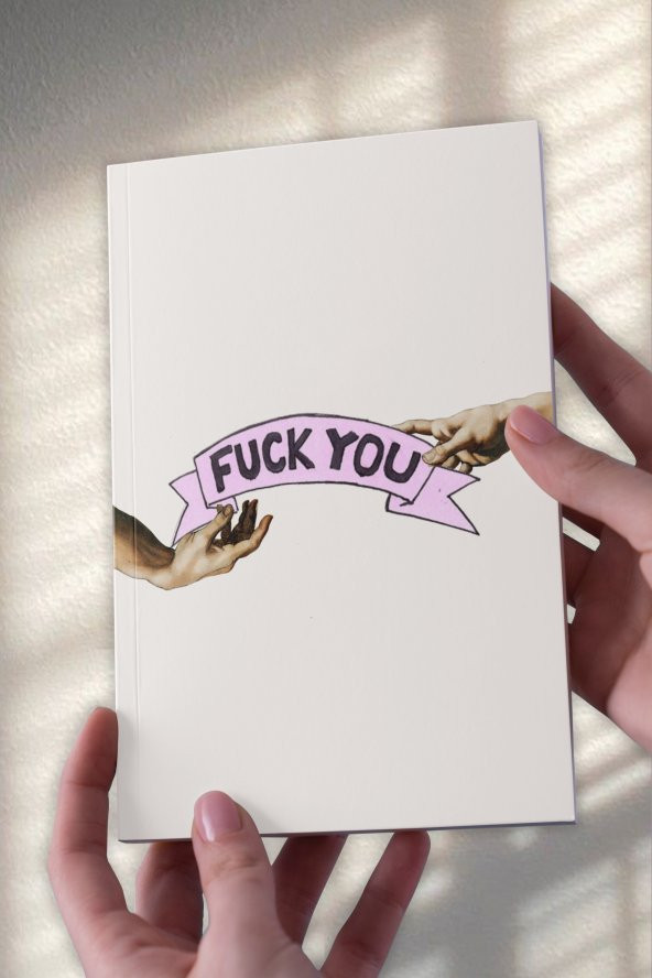 Lanet Olsun Tasarım A5 Çizgisiz Defter (50 Sayfa)