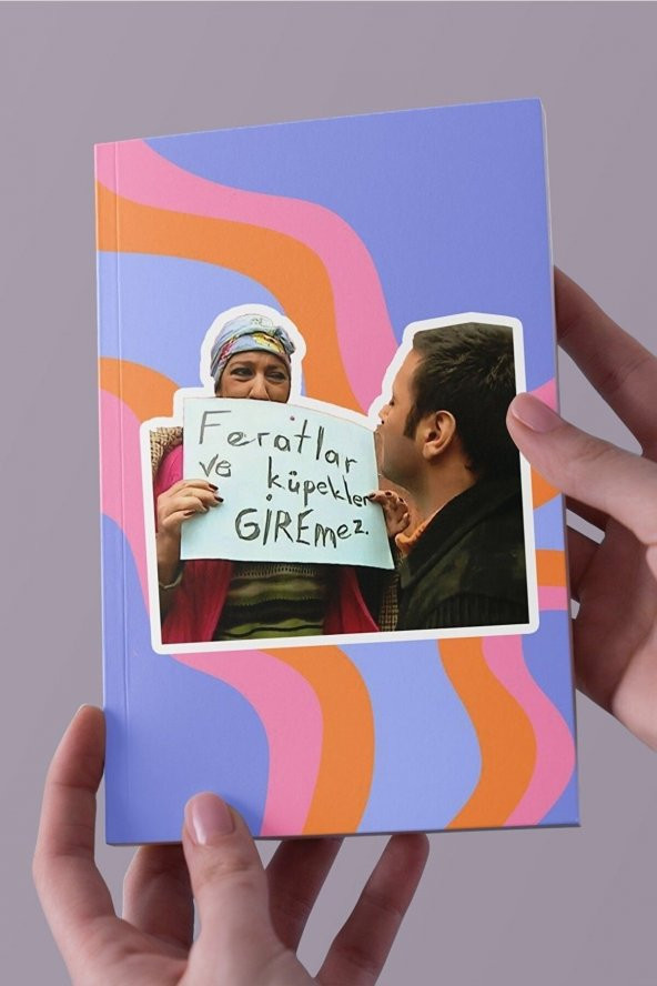 Cennet Mahallesi Feratlar ve Köpkeler A5 Çizgisiz Defter(50 Sayfa)