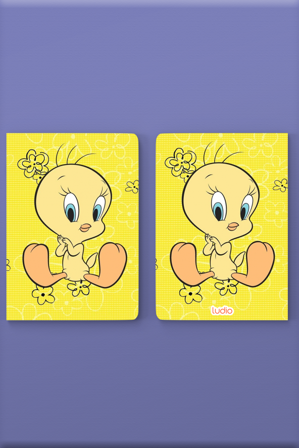 Sarı Tweety A5 Çizgisiz Defter (50 Sayfa)
