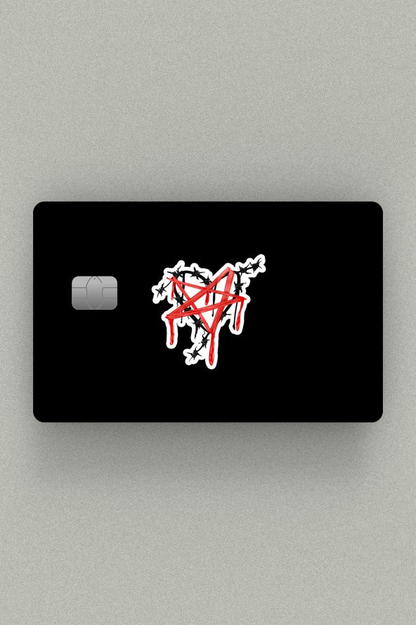 ILY ART Vur Hançeri Kalbime Kredi Kartı, Akbil ve Kart Kaplama Stickerı ürün görseli