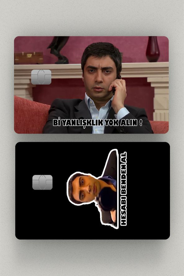 Polat Alemdar 2li Kredi Kartı & Akbil Sticker Kaplama