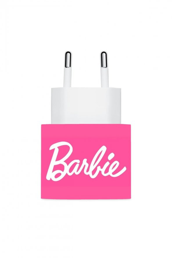 Barbie Logo Full  Şarj Aleti Kaplaması ( iPhone 20W ) ürün görseli