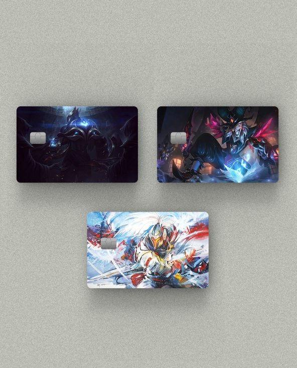 Legends of Leauge 3lü Set Kredi Kartı & Akbil Sticker Kaplama