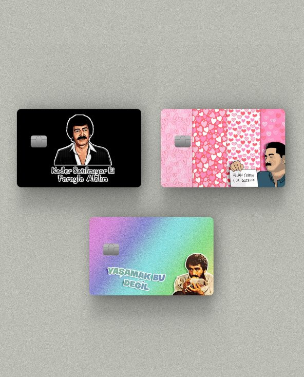 Imparator & Baba 3lü Set Kredi Kartı & Akbil Sticker Kaplama ürün görseli
