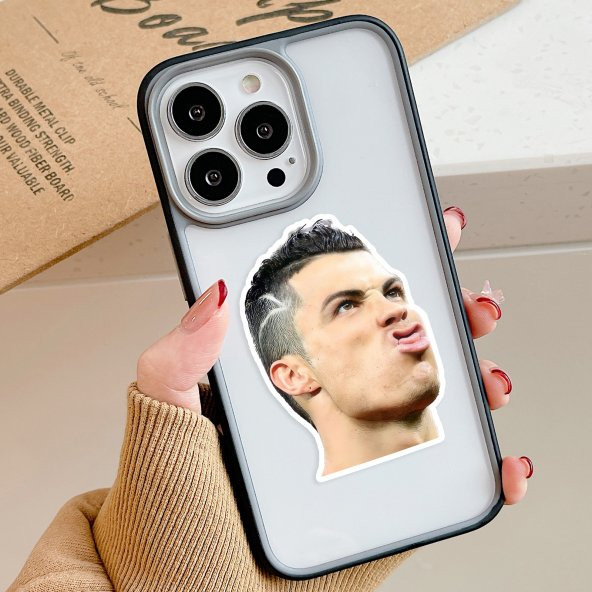 Cristiano Ronaldo Memes Komik 16lı Laptop, Tablet, Cep Telefonu, Ajanda, Matara Sticker Seti - 2