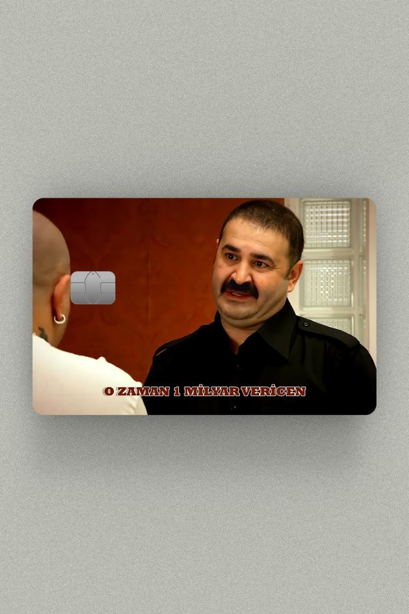Kutsal Damacana 1 Milyar Vericen Kredi Kartı & Akbil Sticker Kaplama