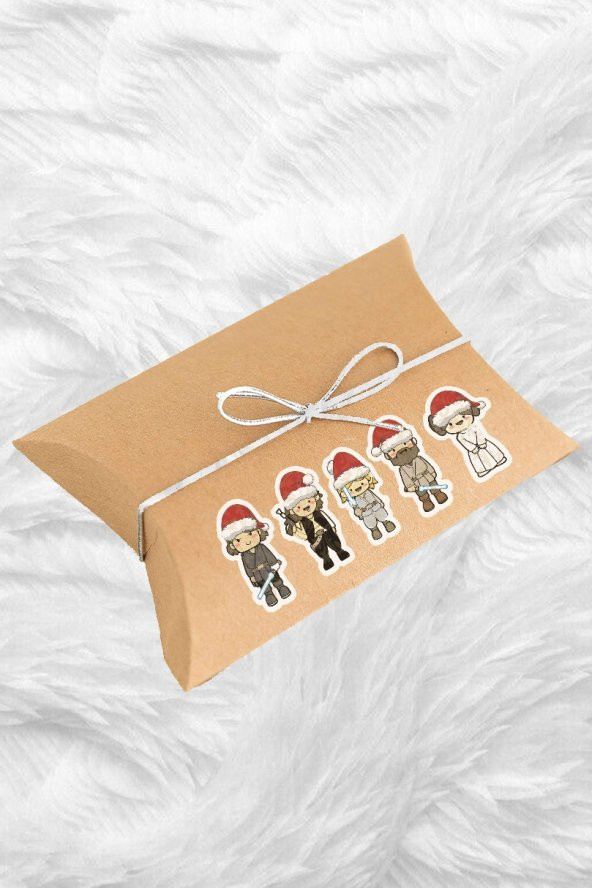 Yılbaşı Noel Star Wars 10lu Laptop, Tablet, Cep Telefonu Sticker Seti - 3