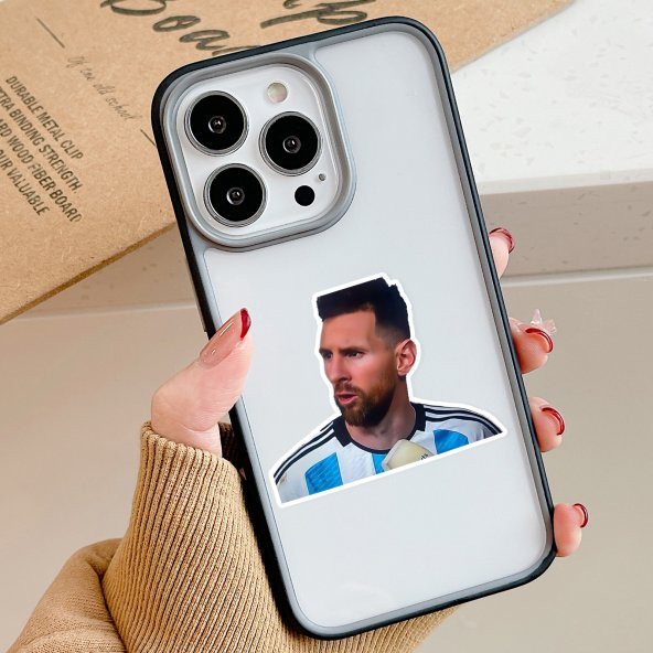 Lionel Messi GOAT Memes Komik 15li Laptop, Tablet, Cep Telefonu, Ajanda, Matara Sticker Seti - 2