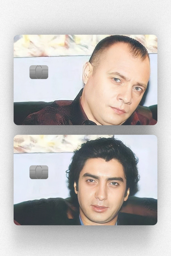Kurtlar Vadisi 2li Çakır-Polat Çipli/Çipsiz Kart Stickerı Kaplama - 1