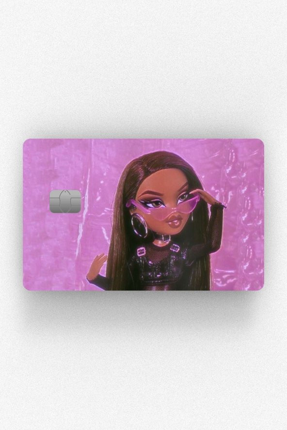 Jasmin Bratz Mor Çipli/Çipsiz Kart Stickerı Kaplama ürün görseli