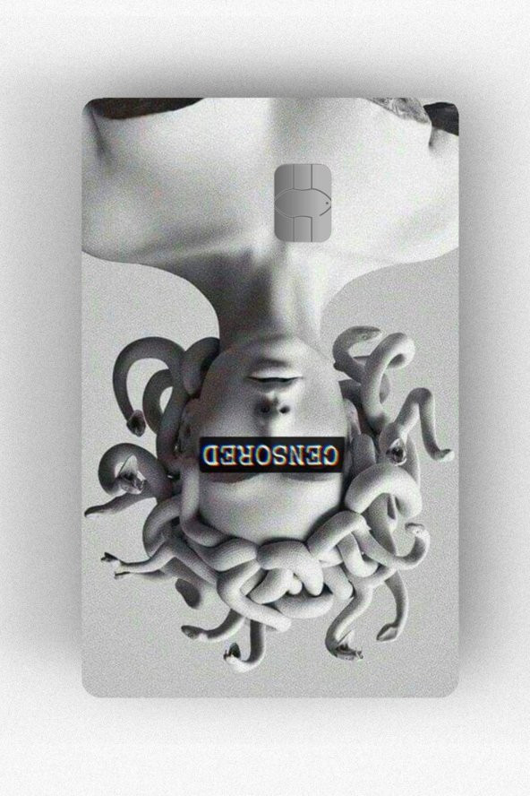 Medusa Viper Çipli/Çipsiz Kart Stickerı Kaplama