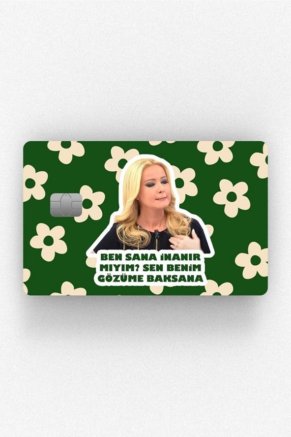 Müge Gözüme Baksana Çipli/Çipsiz Kart Stickerı Kaplama