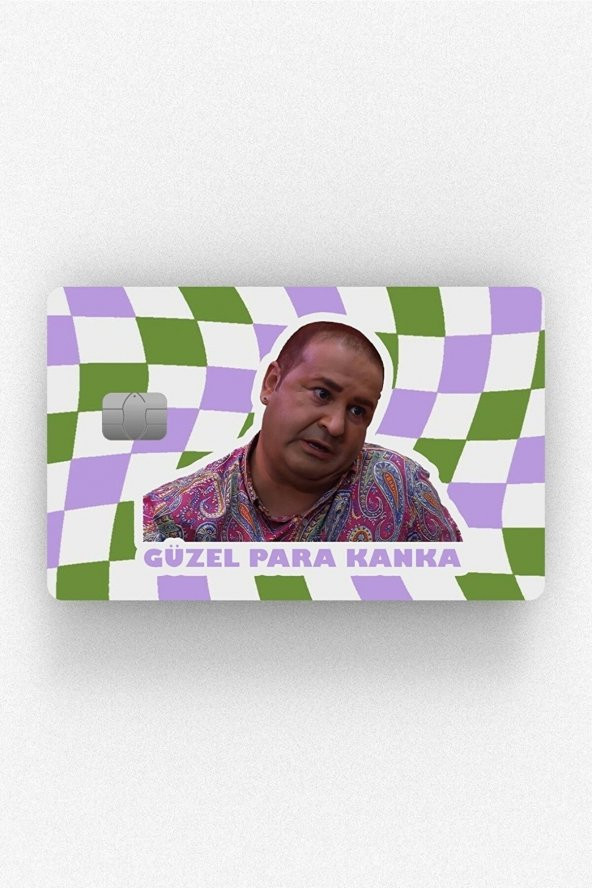 Kolpaçino Güzel Para Kank Çipli/Çipsiz Kart Stickerı Kaplama