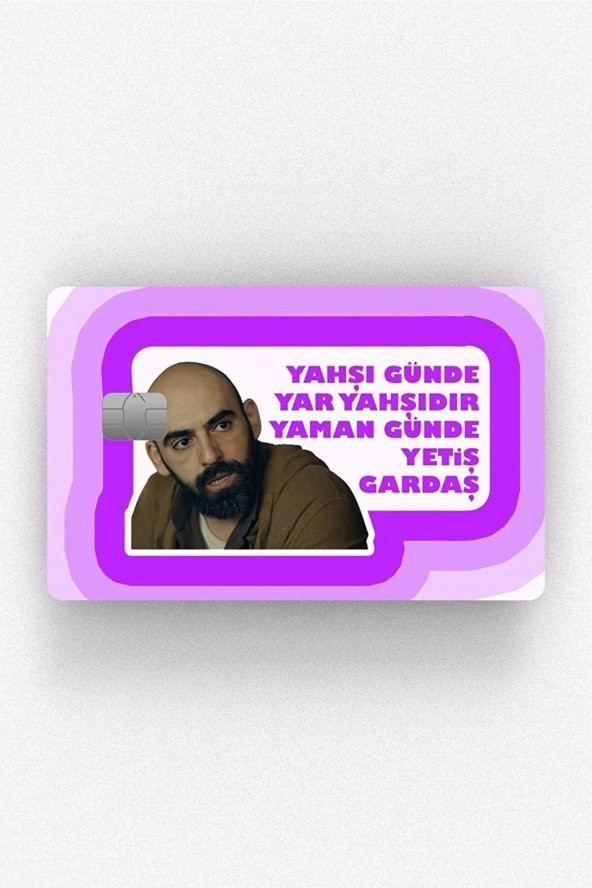 Gibi İlkkan Yar Yahşi Çipli/Çipsiz Kart Stickerı Kaplama - 1