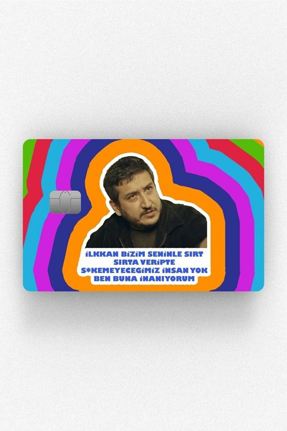 Gibi Yılmaz Sırt Sırta Çipli/Çipsiz Kart Stickerı Kaplama