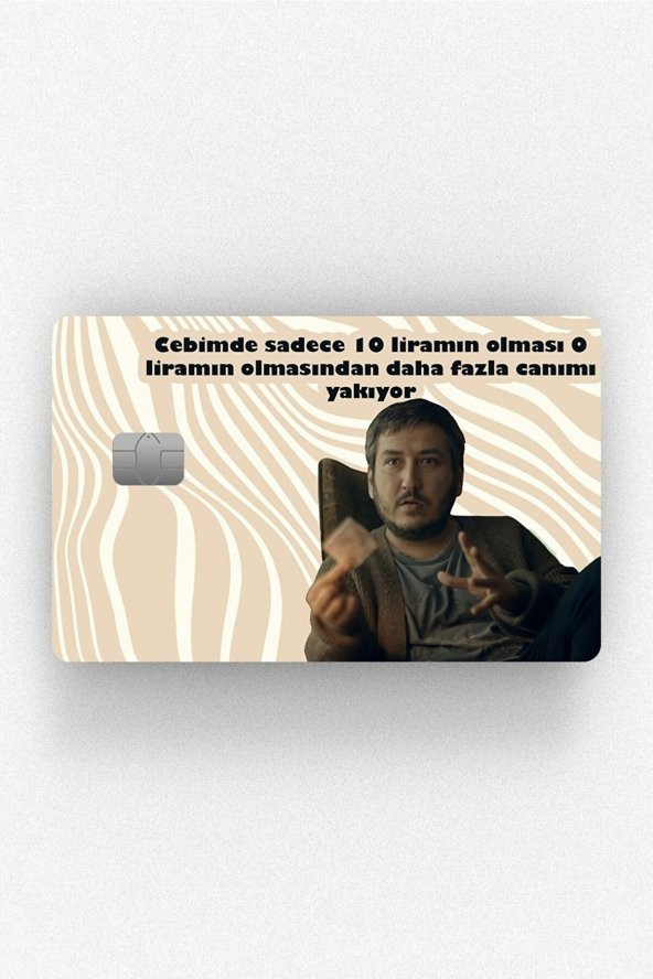Gibi Yılmaz 10 Lira Çipli/Çipsiz Kart Stickerı Kaplama - 1