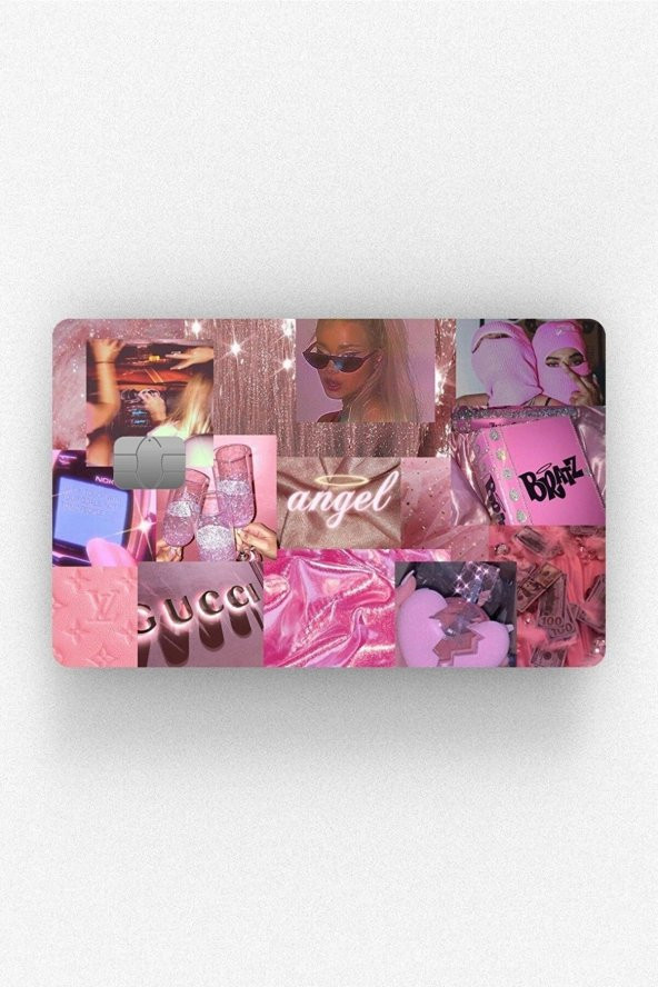 Barbie Bratz Kolaj Çipli/Çipsiz Kart Stickerı Kaplama ürün görseli