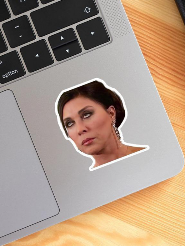 Aşk-ı Memnu Firdevs Göz Devirme  Laptop-Notebook-Tablet Sticker ürün görseli