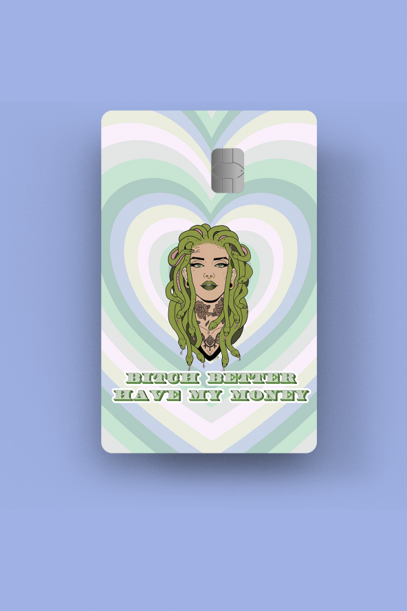 Rihanna Btch Money Çipli/Çipsiz Kredi Kartı Sticker Kaplama