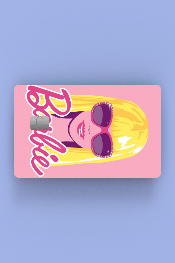 Barbie Pembe Kredi Kartı Sticker Kaplama ürün görseli