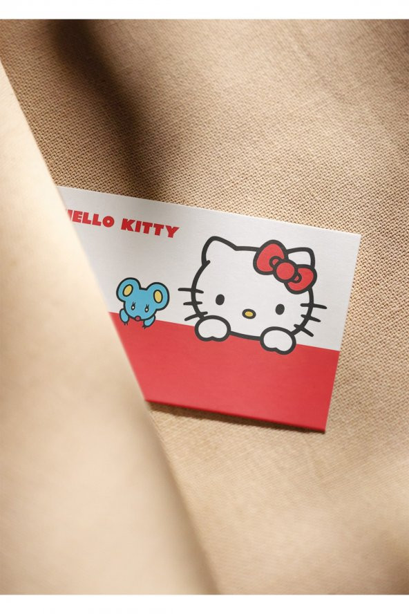 Kırmızı Beyaz Hello Kitty Fotokart, Kartvizit Telefon, Cüzdan, Duvar Aksesuarı - 2