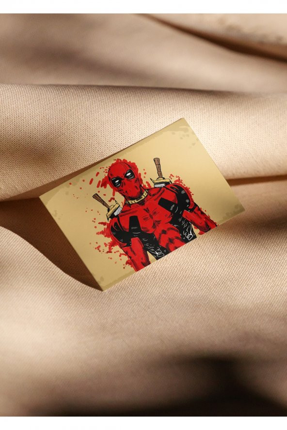 Deadpool Fotokart, Kartvizit, Telefon, Duvar Cüzdan Aksesuarı - 2