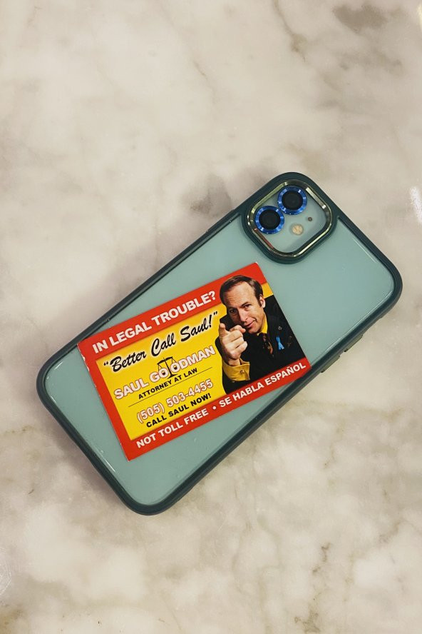 Better Call Saul - Goodman Fotokart, Kartvizit Telefon & Cüzdan Aksesuarı