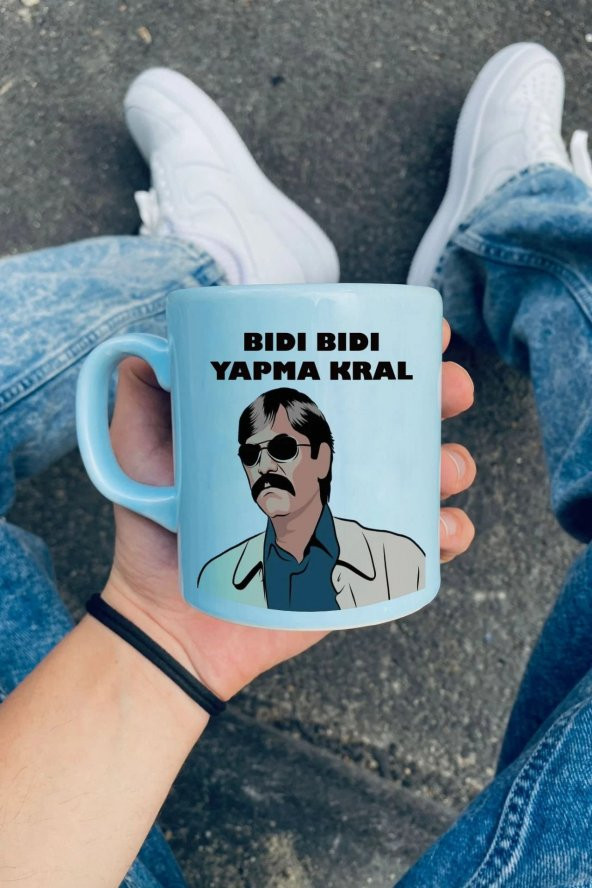 Kurtlar Vadisi Pala Bıdı Bıdı Yapma Kral Hediyelik Kulplu Beyaz Kupa Çeşitleri