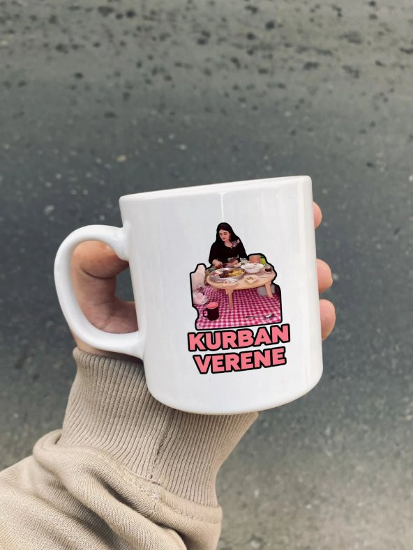 Hülya Mizgin Kurban Verene Hediyelik Beyaz Kupa Çeşitleri