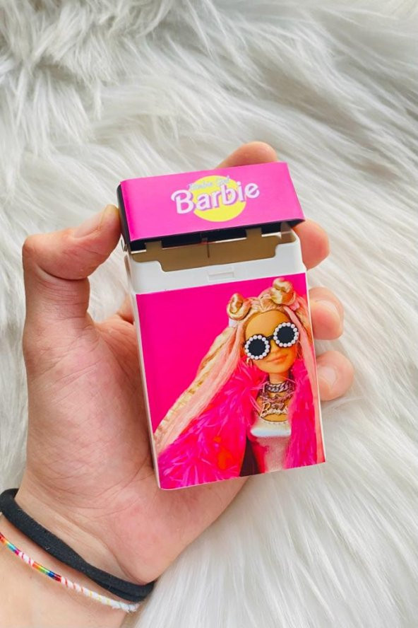 Material Barbie Plastik Sigara Tabakası Kutusu - Resim 2